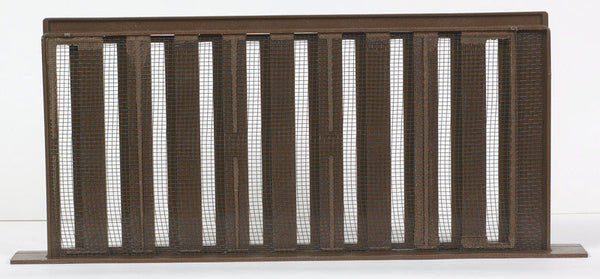 Deslizador de ventilación para base de ventilación de 18,3" de largo x 8" de ancho x 1,8" de alto x 18,3" de largo 45 pulgadas cuadradas de área libre neta Plástico B