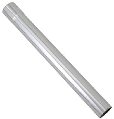 Lavatory Drain Sweat Extension Tube, Chrome-Plated Brass, 22-Ga., 1.25-In. OD Tube x 12-In.