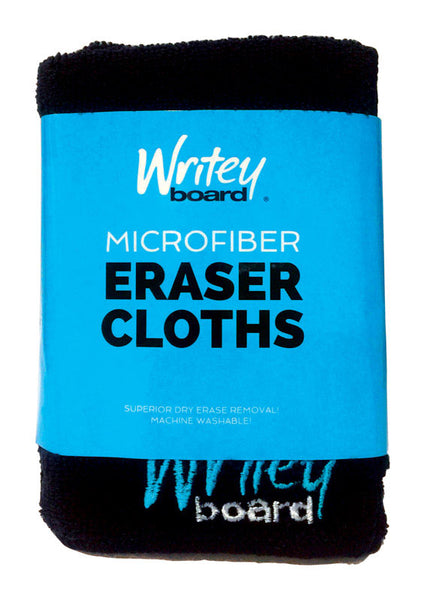 Writey Board Microfiber Eraser Cloths 11-1/2 in. W x 11-1/2 in. L 1 pk