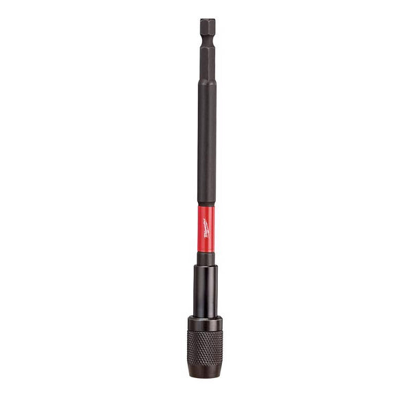 Milwaukee SHOCKWAVE 6 in. Alloy Steel Impact Magnetic Locking Bit Holder 1/4 in. Hex Shank 1 pc.
