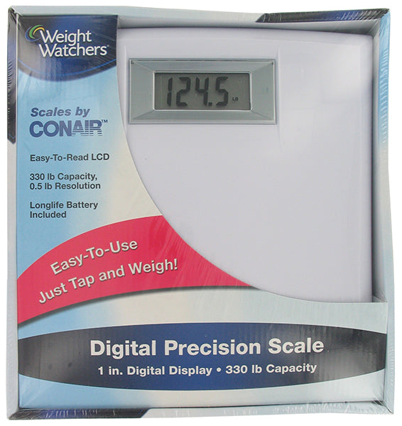 Weight Watchers WW204WY White Compact Weight Watchers® Precision Electronic Scale