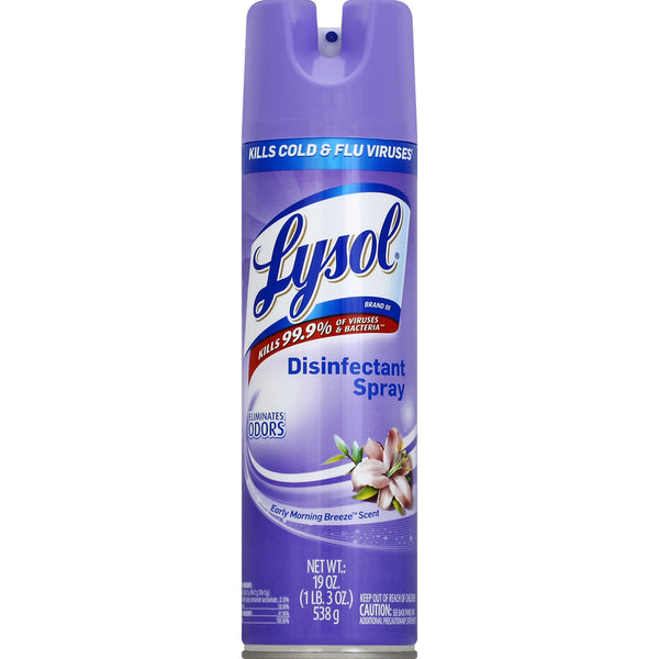 Lysol Early Morning Breeze Scent Disinfectant 19 oz. (Pack of 12)