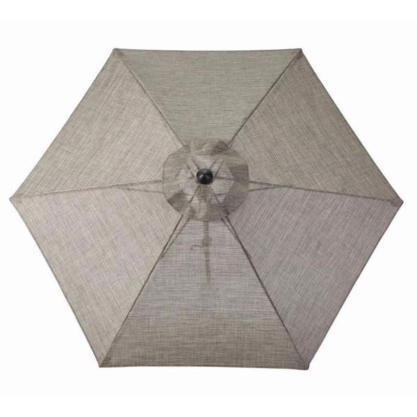 AINSLEY UMBRELLA BRWN 9'