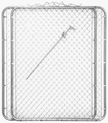 Chain Link Drive Gate, 10-Ft. x 60-In.