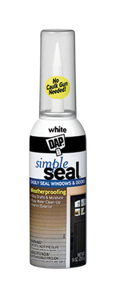 Dap White Latex Window and Door Adhesive Caulk 9 oz.