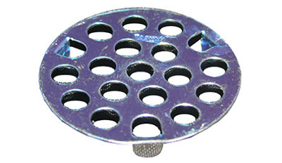 Chrome Plated,Flat,Three Prong Strainer, 1-7/8-Inch,Carded (Pack of 6)