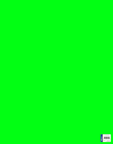 Royal Lace 23304w 22" X 28" Fluorescent Green Poster Board