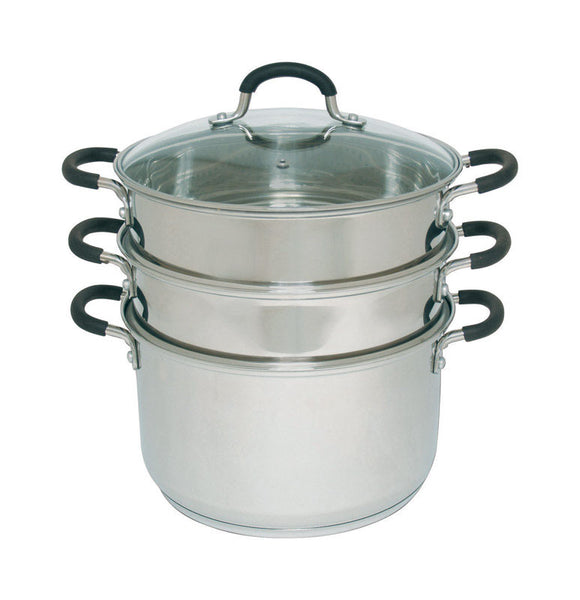 Joyce Chen Silver 6 qt. Food Steamer (Pack of 2)