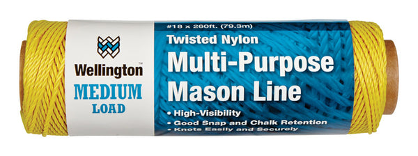 TWINE NYLON #18X260' YLW