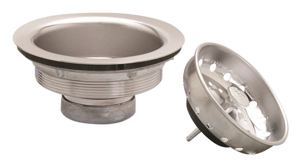 Colador de fregadero de 3-1/2" de acero inoxidable
