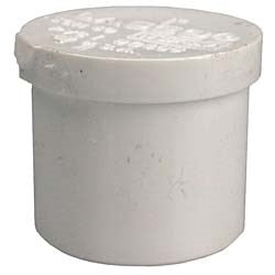 Tapón de PVC de 1" de calibre 40 Genova Products 31830 (paquete de 10)