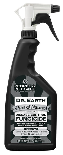Fungicida para el control de enfermedades Dr Earth 433, 24 oz, listo para usar