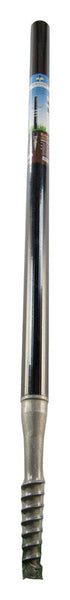 Poste para buzón de aluminio negro de 79 pulgadas Spin-Digger