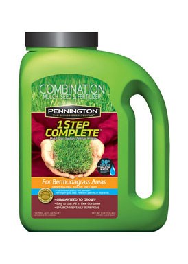 Pennington Seed 1-Step Complete, Smart Seed Bermuda Mulch , Seed And Fertilizer 3 Lb.