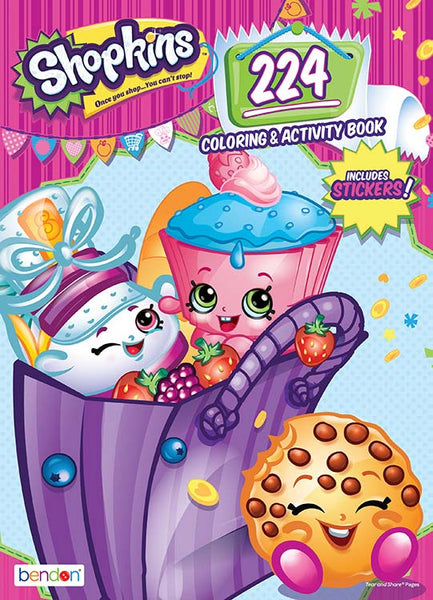 Bendon Publishing International 28731 224 Page Shopkins™ Coloring & Activity Book