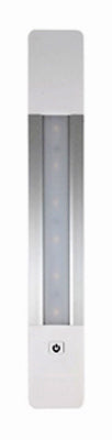 Barra de luz LED, botón de encendido y apagado, aluminio cepillado