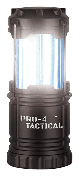 Linterna táctica negra Pro-4 Power de 300 lúmenes