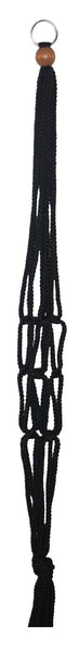 Primitive Planters 2015 36 Black Macram Plant Hanger