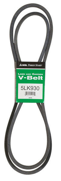 Mitsuboshi Super KB 5LK930 V-Belt 0.63 in. W X 93 in. L For Riding Mowers