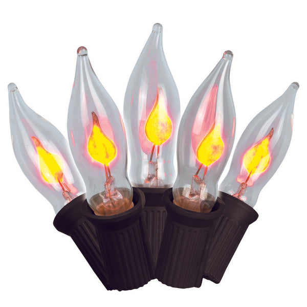 Sienna Battery Flicker Flame Light Christmas Decoration (Pack of 6)