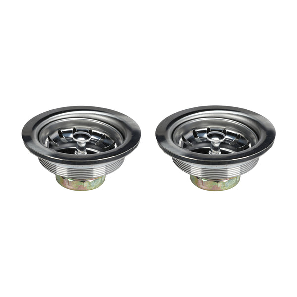 Conjunto de colador de canasta de acero inoxidable Ace de 3-1/2 pulg. de diámetro