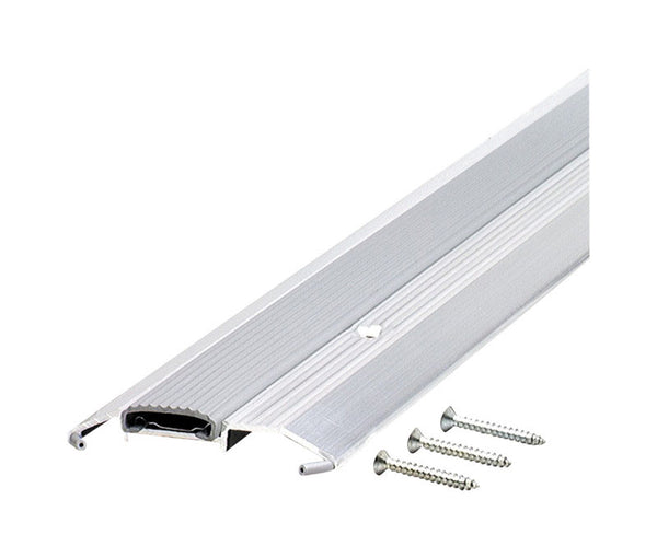 M-D Building Products 3-3/4 in. W x 32 in. L Mill Metallic Aluminum Deluxe Low Threshold
