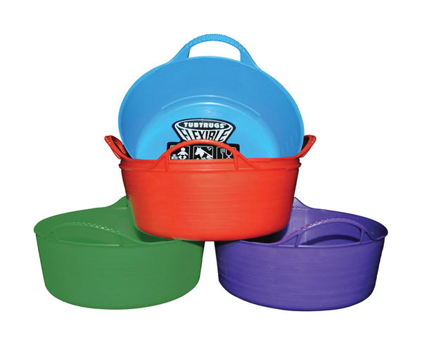 Red Gorilla 1.3 gal. Plastic Flexible Tub Round (Pack of 5)