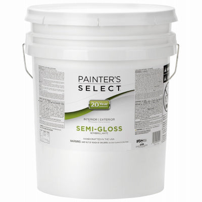 Acrylic Latex Paint, Semi-Gloss Neutral Base, 5-Gal.