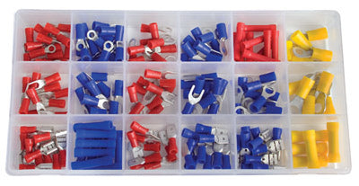 Terminal & Connector Kit, 22-18 AWG, 175-Pc.