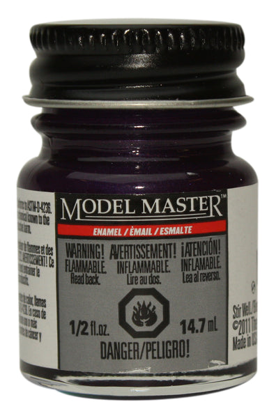 Pintura esmaltada para autos Model Master Testor'S 2760 de 1/2 oz, color perlado uva brillante (paquete de 12)