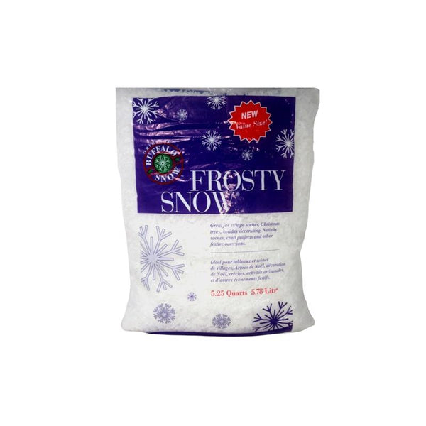 Buffalo Frosty Snowflakes Artificial Snow Polyethylene 1 pk (Pack of 12)