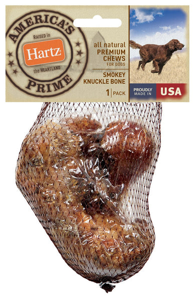Hueso de nudillo ahumado para perros Hartz 12361 All Natural Premium Chews