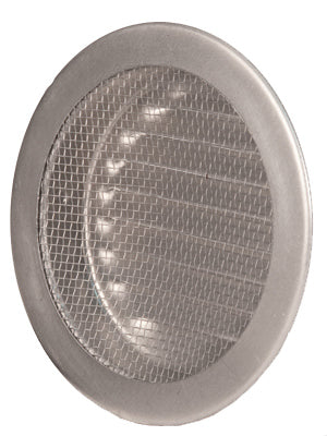 Ventilación circular, marrón, 4 pulgadas.