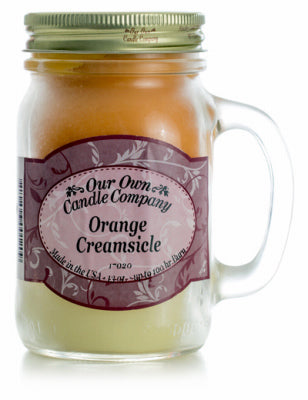 Mason Jar Candle, Orange Creamsicle, 13-oz.