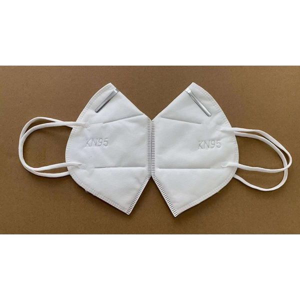 Mascarilla facial Sanitize-Rx KN95 blanca, paquete de 2