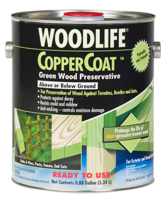 Conservante de madera Coppercoat Green, 0,88 galones