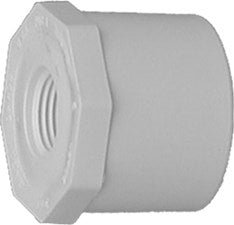 Buje reductor de PVC de calibre 40 de 1" x 1/2" de Genova Products 34215 (paquete de 10)