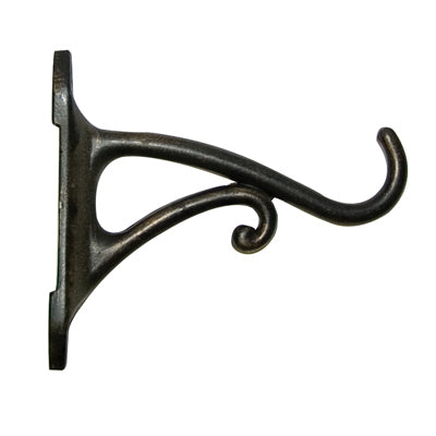 Soporte para plantas, colgante, aluminio bronce cepillado, 4 pulgadas