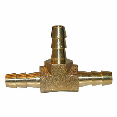 Conector en T para manguera BRS de 1/4"