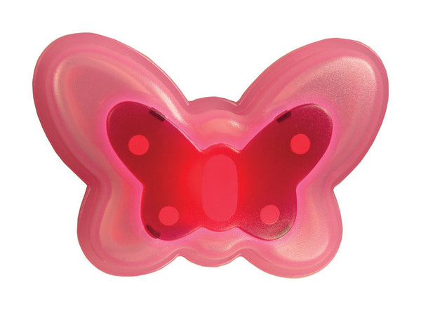 Lámpara de noche de neón con forma de mariposa enchufable automática Amerelle