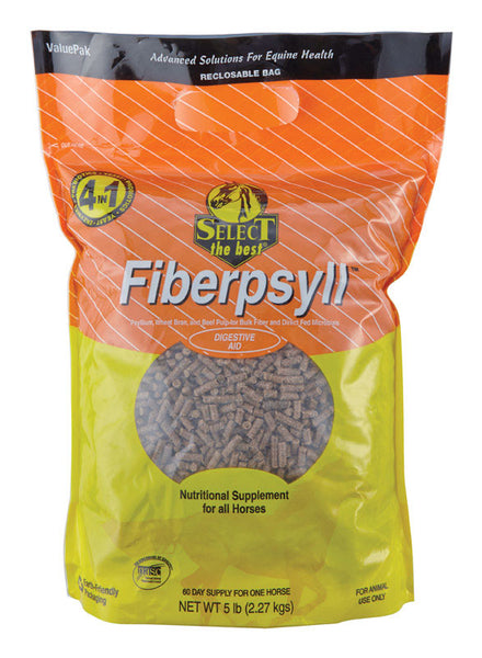 Fiberpsyll Ayuda digestiva sólida para caballos, 5 lb.