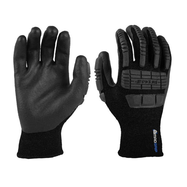 MadGrip Thunderdome XL Nylon Thermal Black Impact Gloves