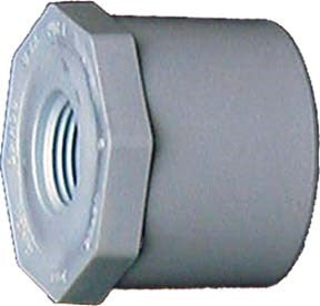 Buje reductor de PVC de 1-1/4 x 1/2 de Genova Products 34245, calibre 40