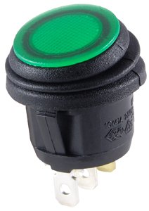SW ILLUM RCKR SPST ON-OFF 20A