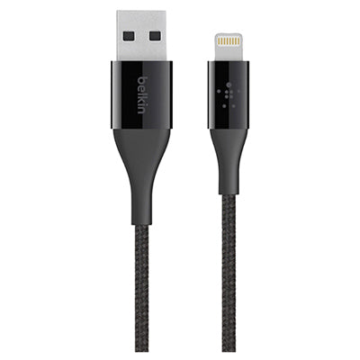 Cable Lightning a USB Mixit Duratek, negro, 4 pies.