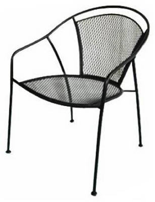 Silla de bistró Uptown Patio, malla de acero