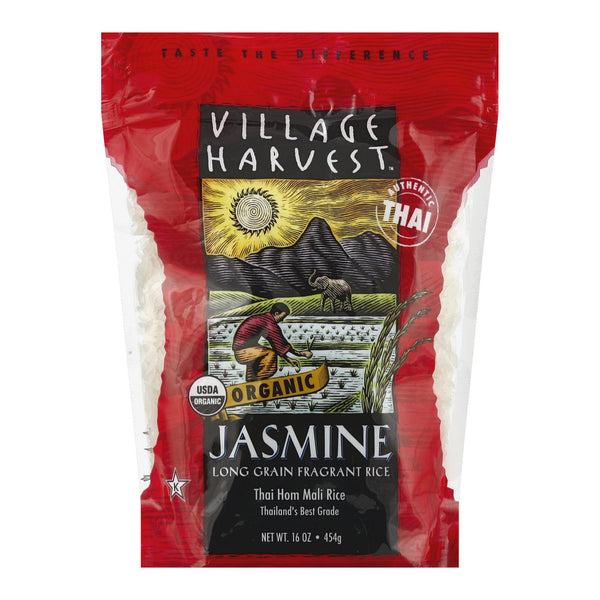 Village Harvest - Rice Og2 Thai Jasmine - CS of 6-16 OZ (Pack of 6)