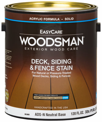 Acrylic Latex Deck Stain, Solid-Color Neutral Base, 1-Gallon (Pack of 2)