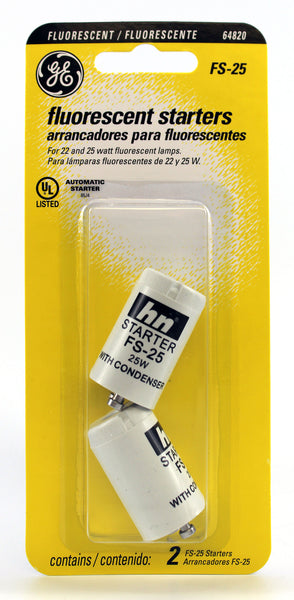 Ge Lighting 64820 Fs-25 Fluorescent Starters 2 Count