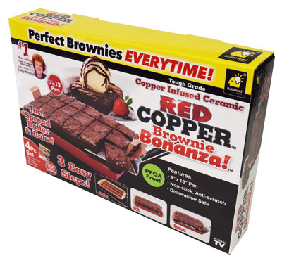 Molde para brownies Bonanza, 13 x 9 pulgadas, como se vio en la televisión